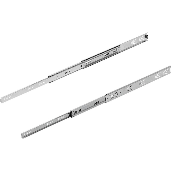 Telescopic Rail L=650 12, 7X46, Full Extension S=650, Fp=45, Steel Galvanized And Passivated, Side